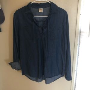 Denim top